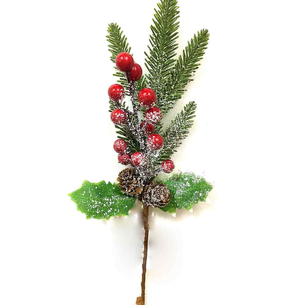 Christmas Red Berry Stems
