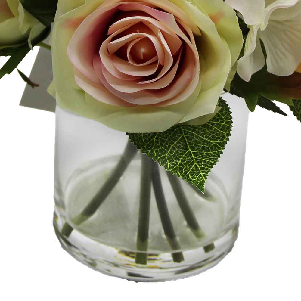 MC3011 Mixed Rose in Glass