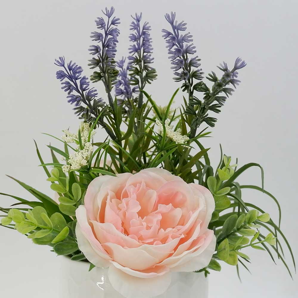 MC19-6919P 12.5＂H Rose&lavender mixed