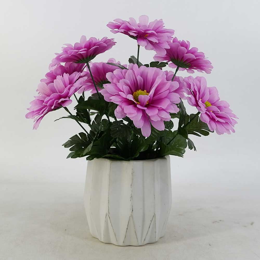 MC19-7534P 13＂H Chrysanthemum