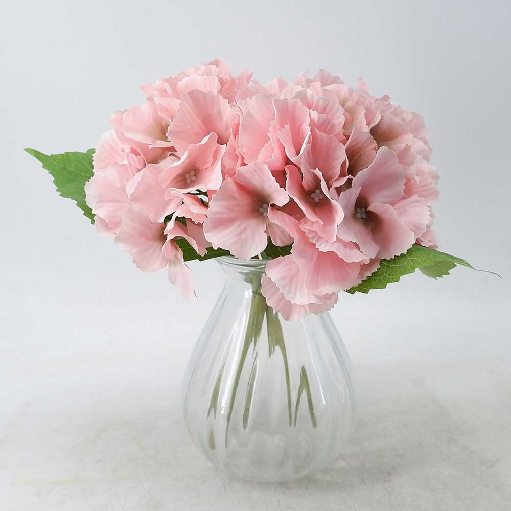 MC20-9670B 9.75＂H Pink hydrangea