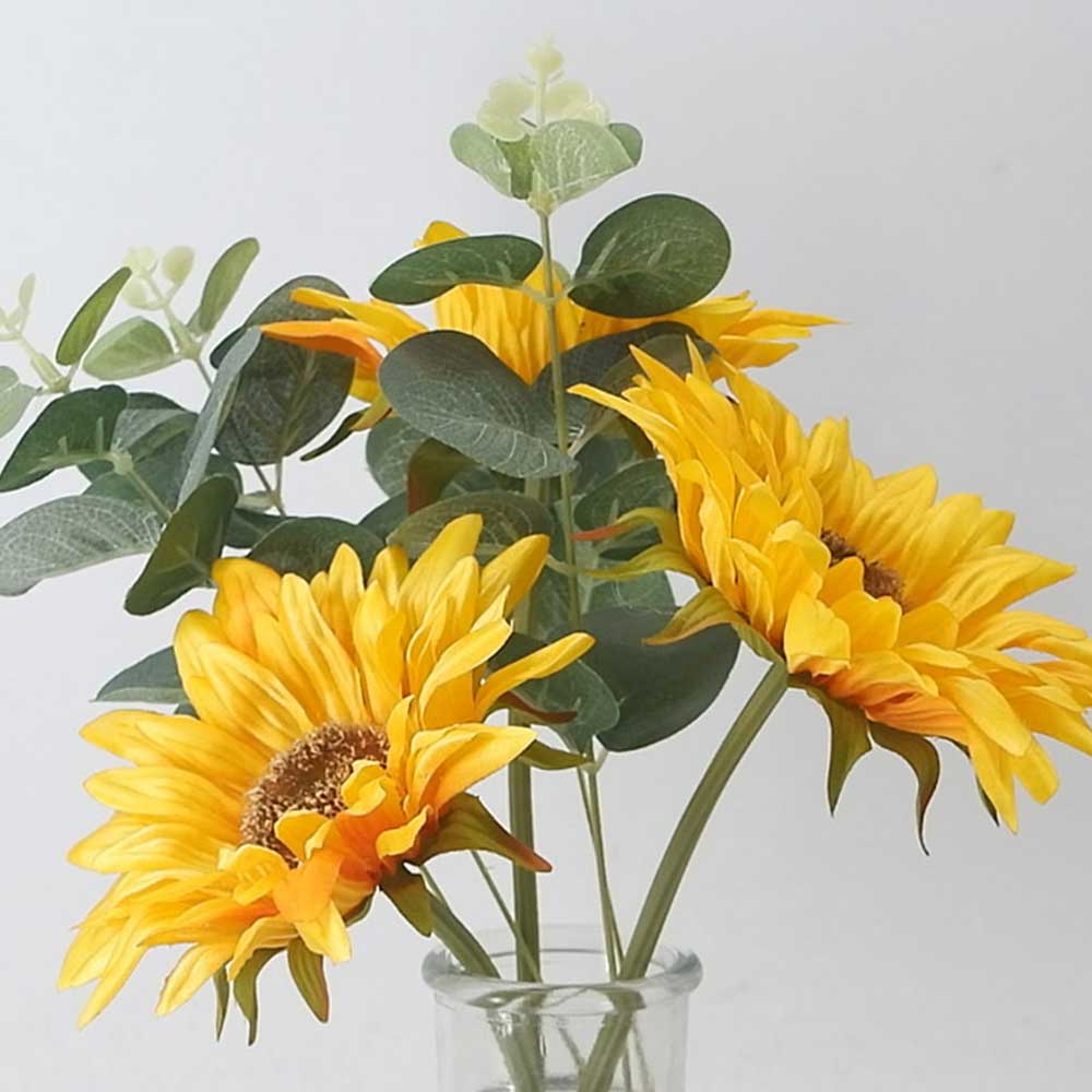 MC21-10104B Sunflower in glass