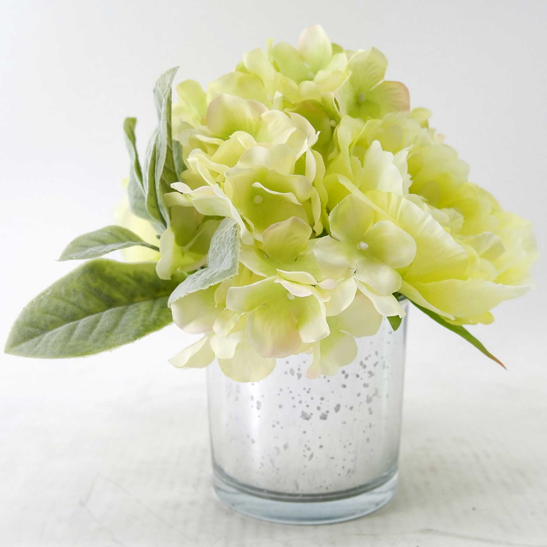 MC23-13700B Green hydrangea H8.5＂