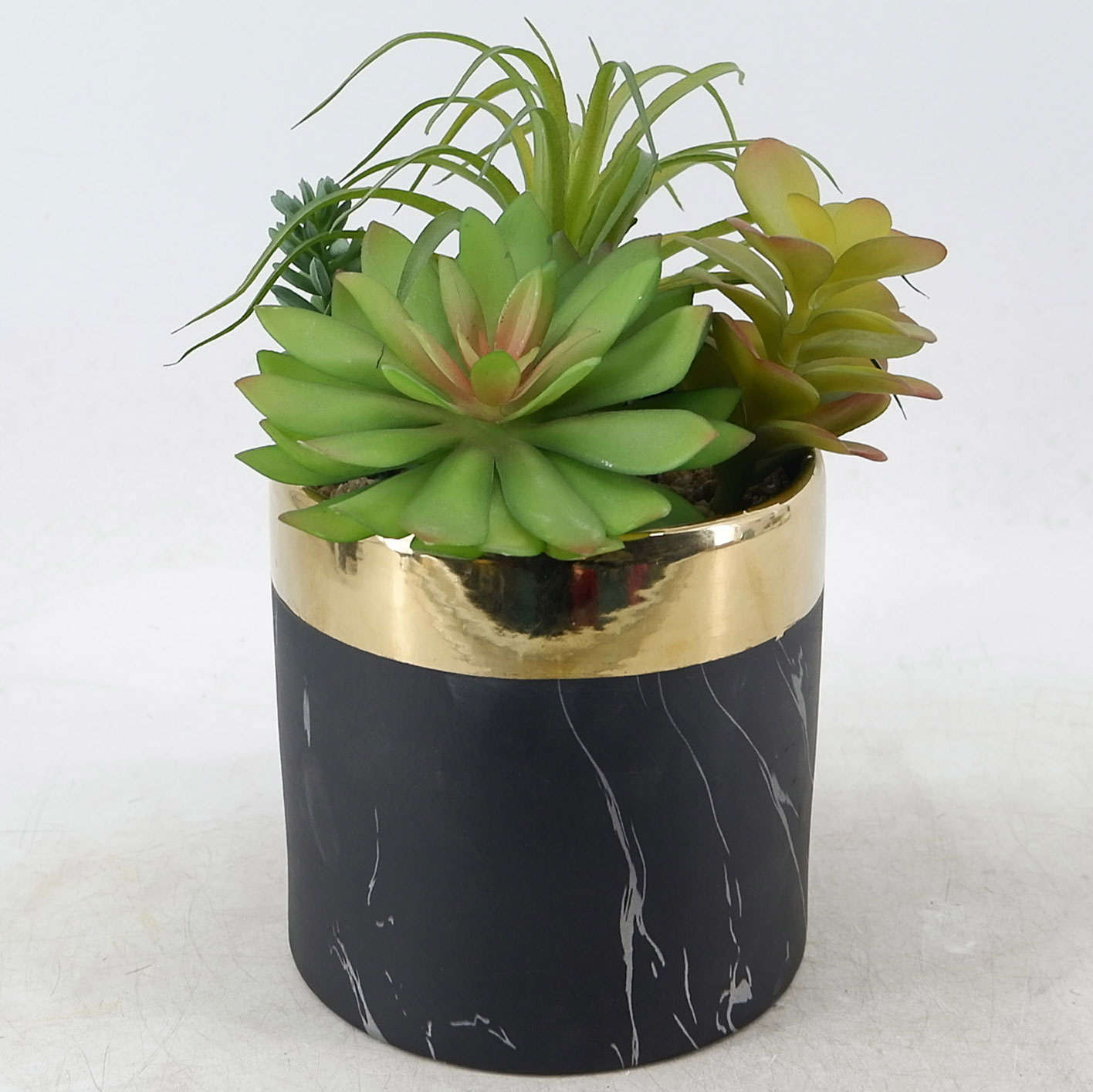 MC21-9936P Mixed succulent H8.5＂