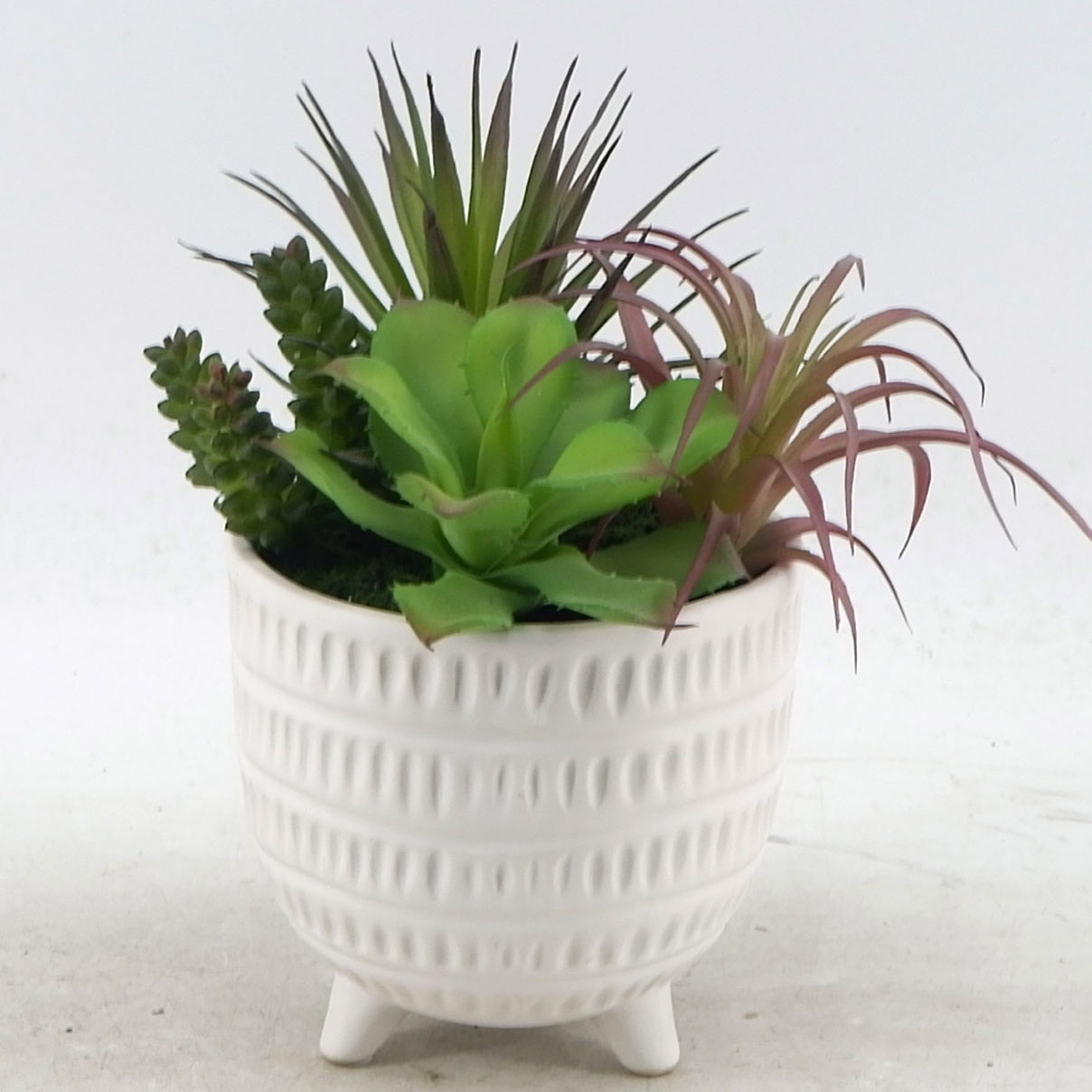 MC21-11044P Mixed succulent H9.5＂